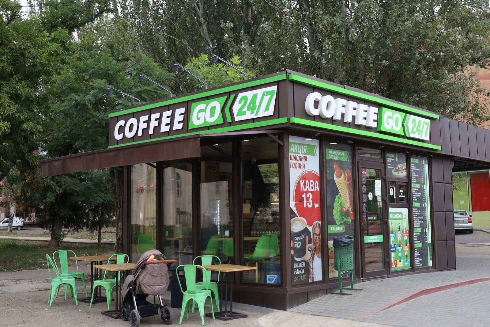 Вивіски COFFEE GO та COFFEE BOX