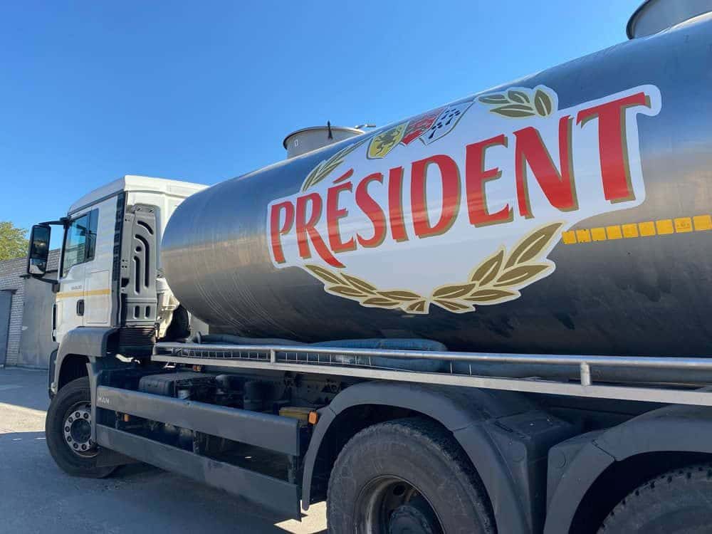 Брендування автоцистерни PRESIDENT